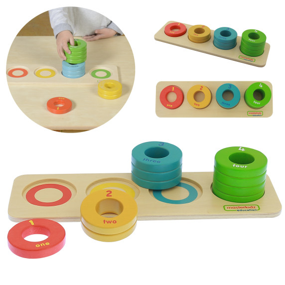 MASTERKIDZ Montessori Colors and Sizes Learning Game