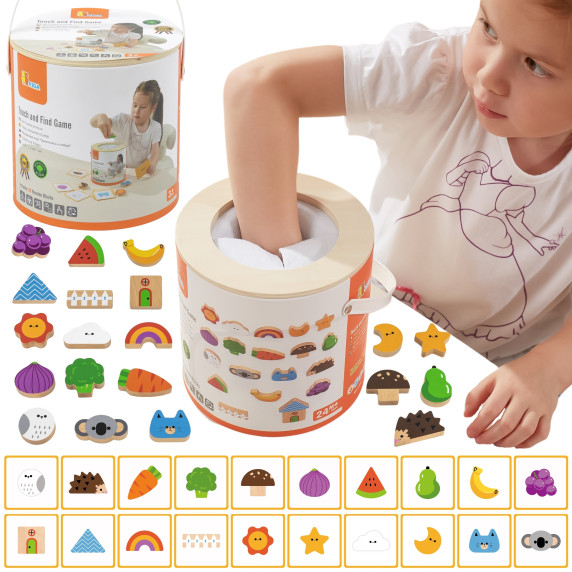 VIGA Wooden Blind Game Pattern Drawing