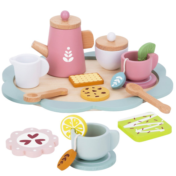 TOOKY TOY Afternoon Tea Wooden Tea Set