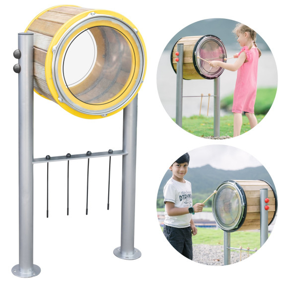 CLASSIC WORLD EDU Drum XXL 1 pc. Garden Percussion Instrument