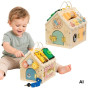 TOOKY TOY Wooden Manipulation House