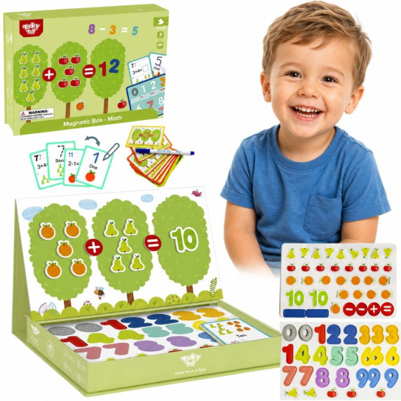 TOOKY TOY Wooden Magnetic Montessori Puzzle Game for Children