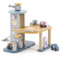 VIGA PolarB Parking Garage with Helicopter and Toy Cars