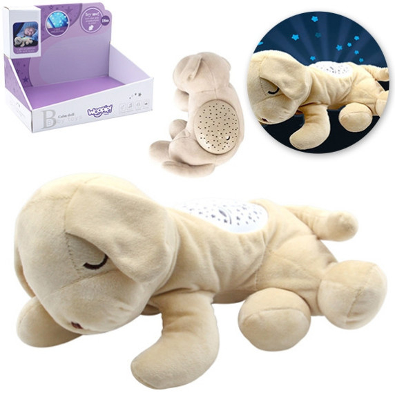 WOOPIE Cuddly Toy 2-in-1 Projector Sleeper Dog