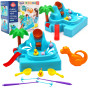 WOOPIE Water Table 2 in 1 Fishing Game Waterfall 6 pcs.