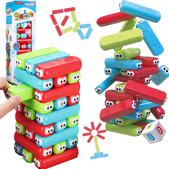WOOPIE Puzzle Tower of Bugs Arcade Game 4+