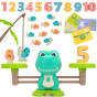 WOOPIE Balance Scale Balance Board Game Fishing Dinosaur Fish Science Abacus