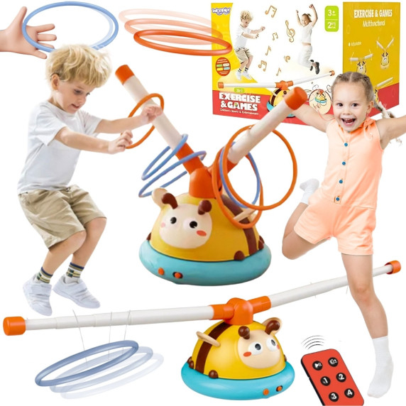 WOOPIE Automatic Jump Rope Arcade Game 2 in 1 Throw to the Bee Target