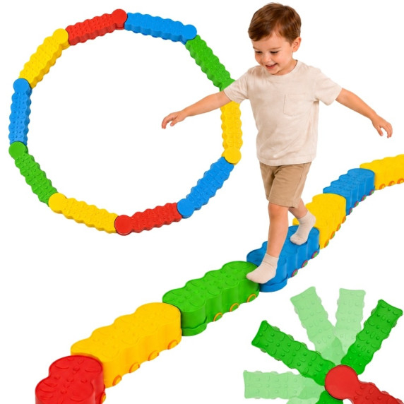 WOOPIE Sensory Path Balance Beam Obstacle Course