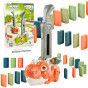 WOOPIE Electric Train Locomotive for Domino Blocks Dinosaur Orange