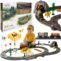 WOOPIE Electric Train Locomotive Retro Farm Track XL 66 el.