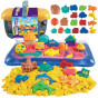 WOOPIE Kinetic Sand 0.8 kg Set in Basket with Molds + /