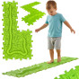WOOPIE Sensory Mat Orthopedic Puzzle Snake Green 6 pcs.