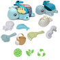 WOOPIE GREEN 2-in-1 Sand and Bath Set Blue Turtle 8 pcs. BIODEGRADABLE ORGANIC MATERIAL
