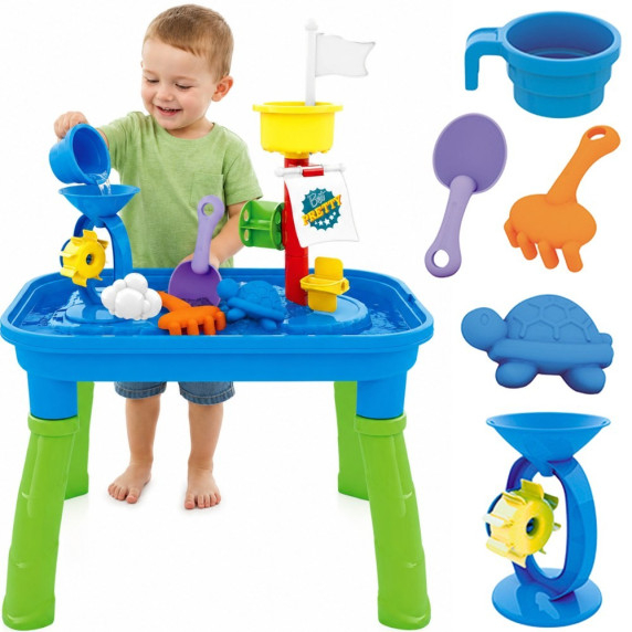 WOOPIE Water Table 2in1 Sandbox Pirate Ship 6 acc.
