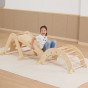 Viga Home Playground 3 in 1: Pikler Triangle, Rocker and Slide