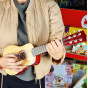 Viga Wooden Guitar for Kids Natural 21 Inches 6 Strings