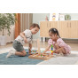 VIGA koka izglītojoša spēle – loģiskie perlīši 104 gabali Montessori