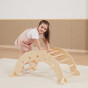 VIGA Trärälstol i naturlig Montessori-stil