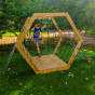 CLASSIC WORLD EDU Wooden Playground XXL Hexagonal Climbing Set