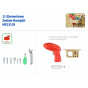 MASTERKIDZ 8-Piece Screwdriver Tool Set for STEM Science and Creativity Board