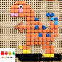 MASTERKIDZ Geometric Elements 8 Colors 256 pcs STEM Board Accessories