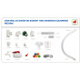 MASTERKIDZ STEM Board Pipe System 84 Pieces Ball Track