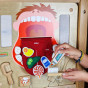 MASTERKIDZ Oral Hygiene Flex Montessori Wall Sensory Board