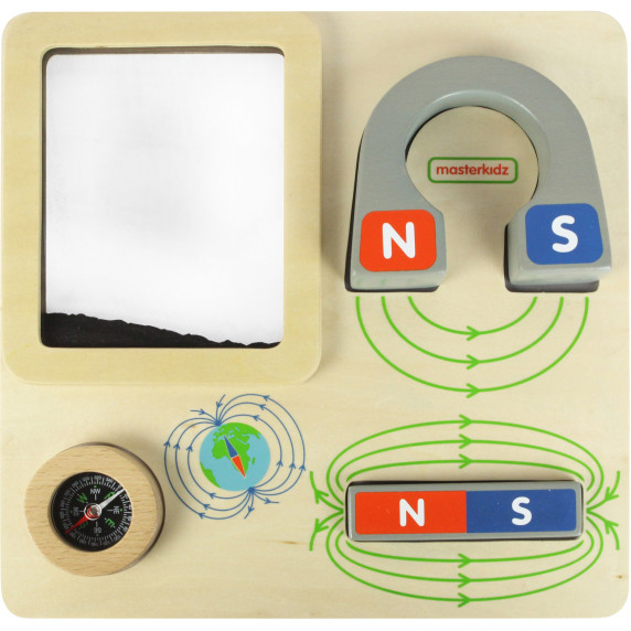 MASTERKIDZ Magnetic Play Educational Board Montessori Compass