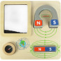 MASTERKIDZ Magnetic Play Educational Board Montessori Compass