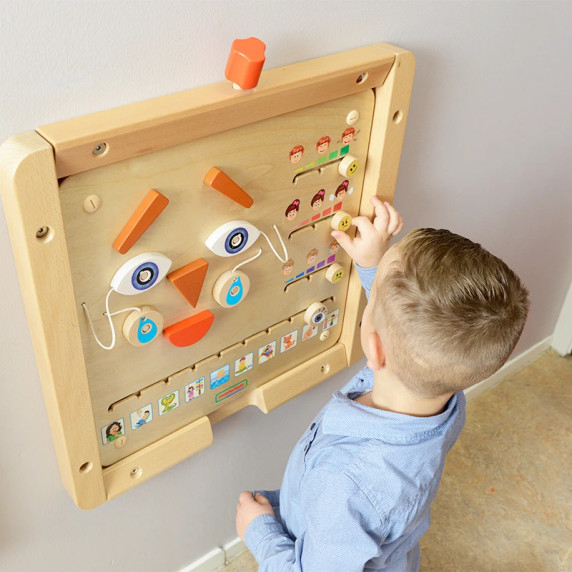 MASTERKIDZ How Are You Feeling? Montessori Emotional Learning Board