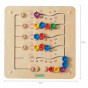 MASTERKIDZ Colorful Caterpillars Learning Numbers and Quantities - Montessori Educational Wall Board