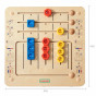 MASTERKIDZ Diamond Sorting Puzzle - Montessori Educational Wall Board