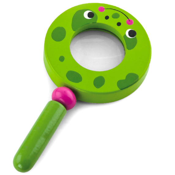 VIGA Wooden Magnifying Glass for Children Frog