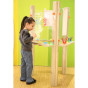 CLASSIC WORLD EDU Transparent Acrylic Board Easel XXL Art Center 3 in 1