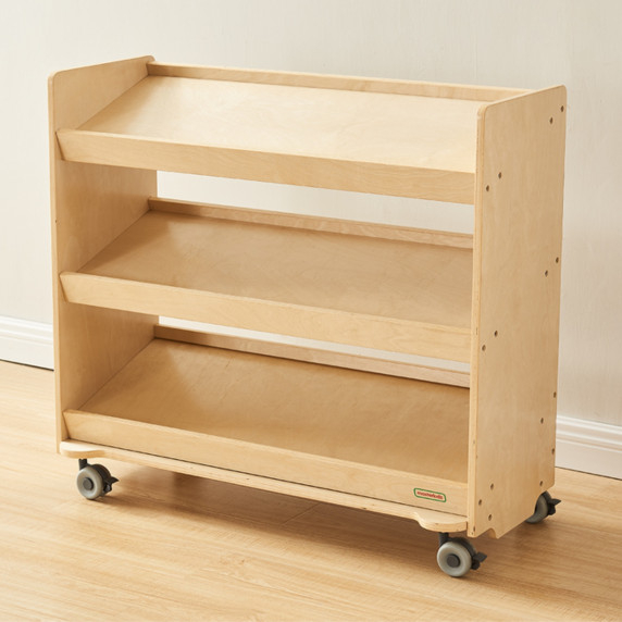 MASTERKIDZ Shelf on Wheels - 3 Shelves for STEM Board Accessories 800H x 800L