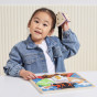 VIGA Wooden Manipulation Board with Clasps and Locks Monstessori Magician