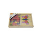VIGA Wooden Geometric Mosaic Dienes Blocks Montessori Logical Puzzle 148 pieces
