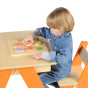 MASTERKIDZ Wooden Shape Sorter Colorful Fruits Montessori
