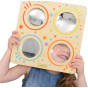 MASTERKIDZ Montessori Sensory Mirror Board and Curved Lenses