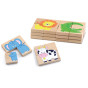 VIGA Wooden Magnetic Puzzle Animals Jigsaw Puzzle FSC Certified