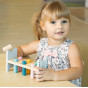 VIGA PolarB Wooden Bench with Hammer - Montessori