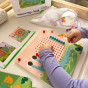 TOOKY TOY Puzzle with Pins and Climbing Pegs