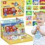 TOOKY TOY Montessori Educational Puzzle Magnetic Box for Children 80 pcs.