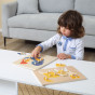 VIGA Wooden Montessori Puzzle Rooster with Pins