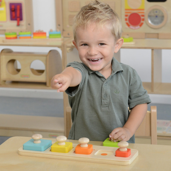 MASTERKIDZ Montessori Learning Sizes and Colors Puzzle