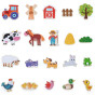 VIGA Magnetic Farm Friends 20 Magnets – Creative Fun with Farm Animals