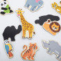 VIGA Wooden Magnets Wild Animals – Colorful Educational Magnets 18M+