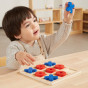 Viga Wooden Classic Tic-Tac-Toe Game