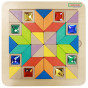 MASTERKIDZ Montessori Tangram Color and Shape Learning Mosaic Puzzle
